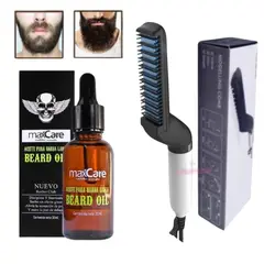 FLOWER SECRET - Peine Alisador Para Barba Y Cabello Barbería