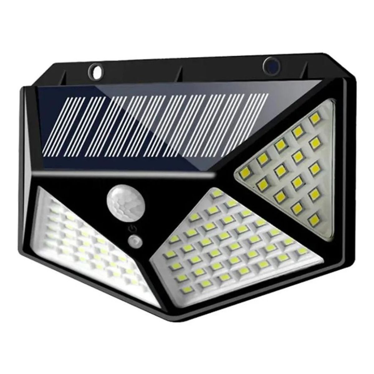 GENERICO - Foco Solar 100 Led Sensor Movimiento De Exterior Pared