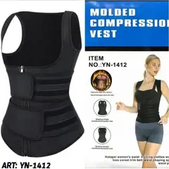 GENERICO - Faja Reductora Adelgazante De Neopreno Y Doble Apriete 2XL Y 3XL