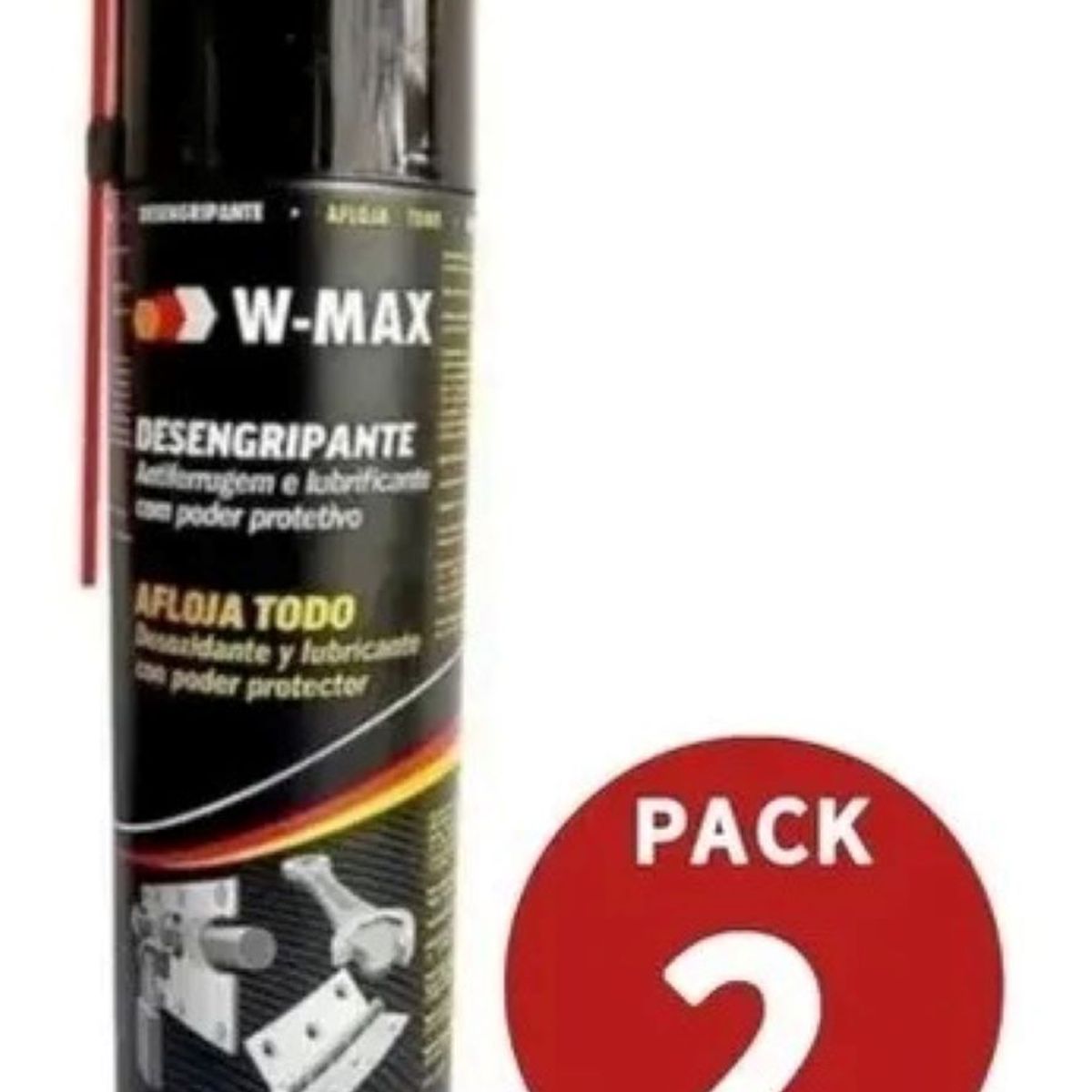 GENERICO - Lubricante Anticorrosivo Afloja Todo W-max 300ml Pack 2 Und