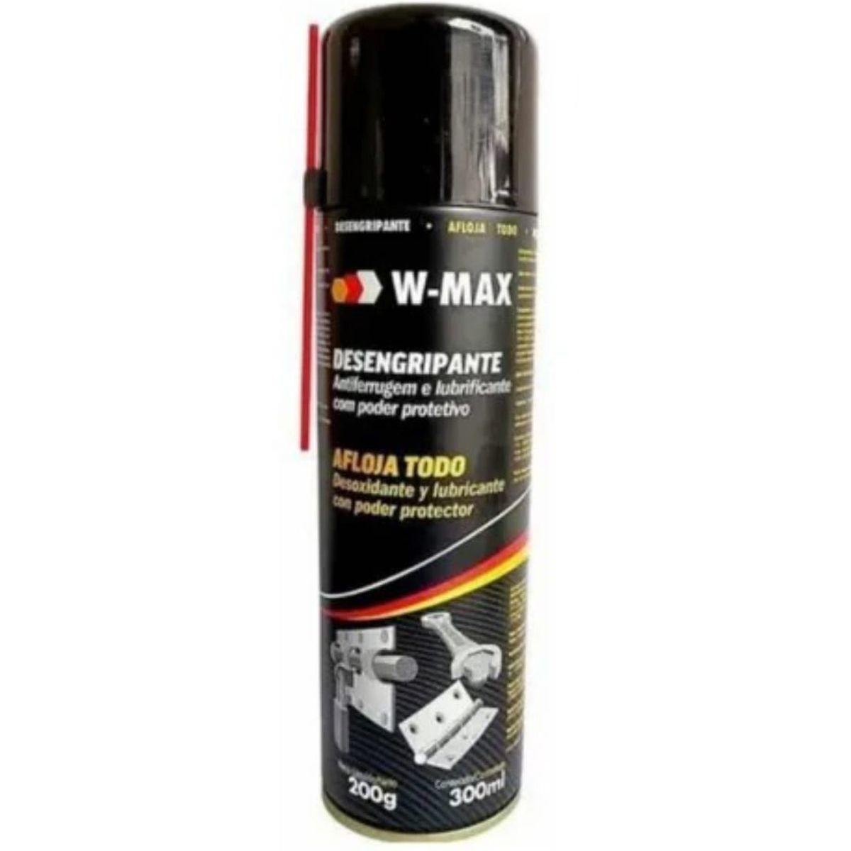 GENERICO - Lubricante Anticorrosivo Afloja Todo W-max 300ml Pack 2 Und