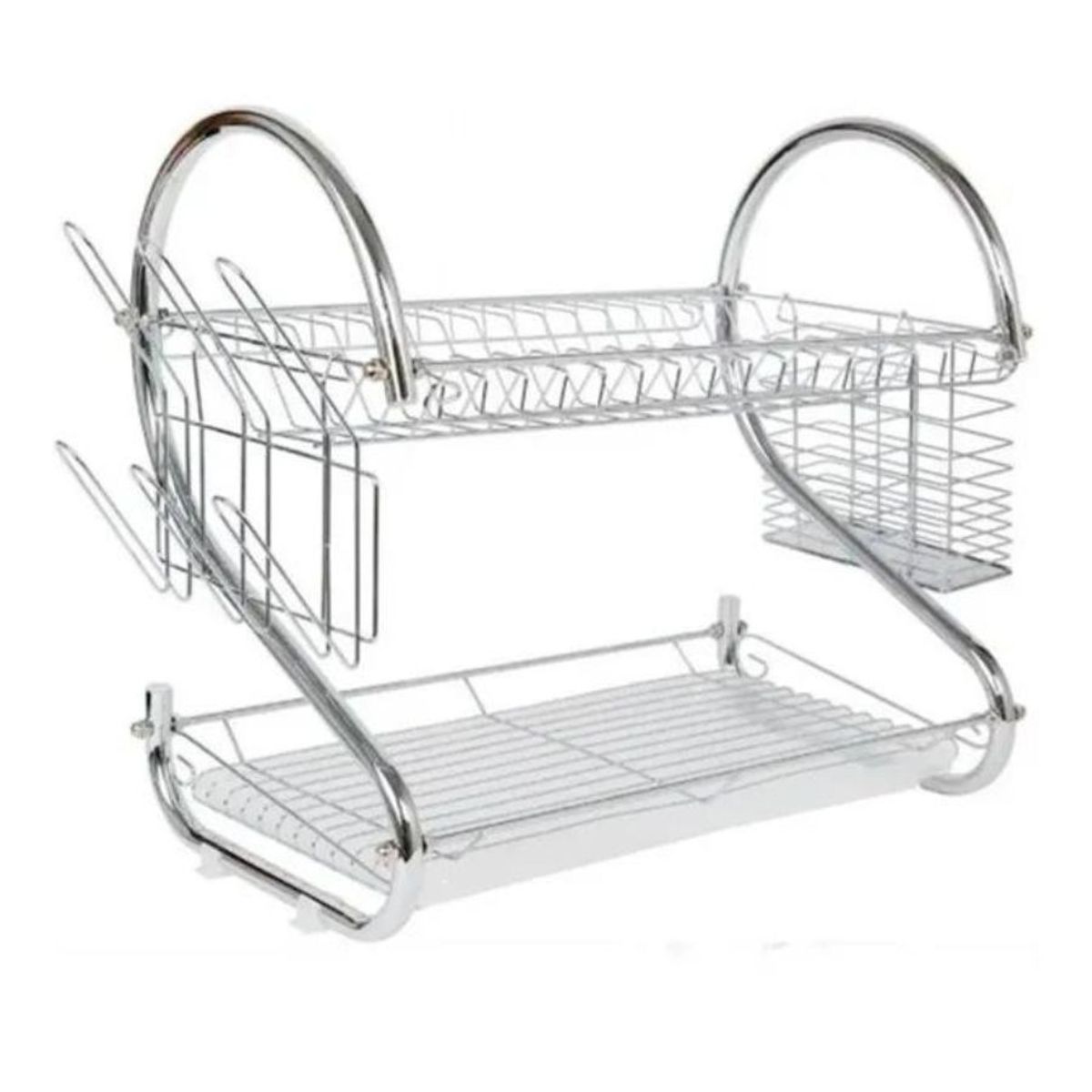 GENERICO - Secador De Platos Escurridor Acero Inoxidable