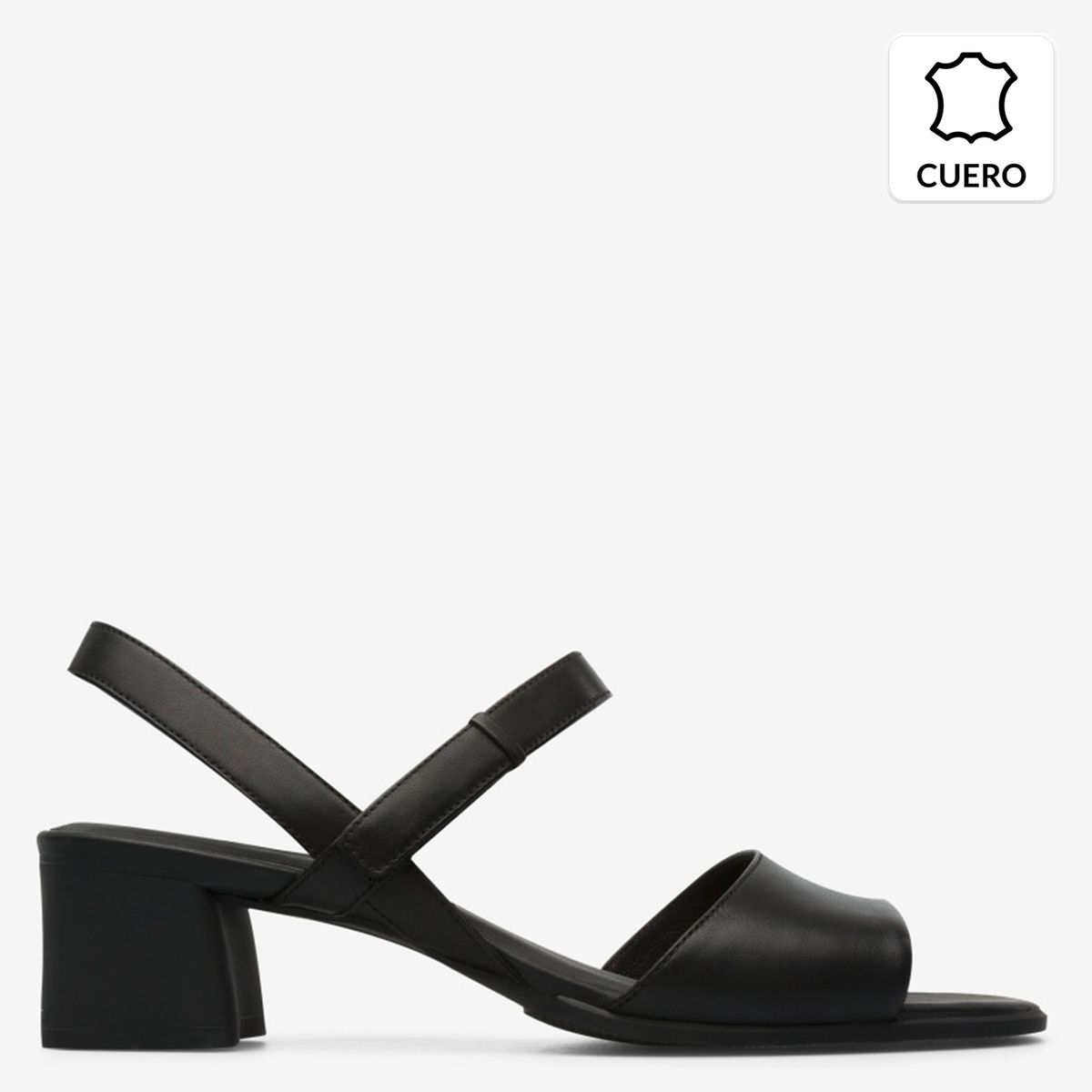 CAMPER - Sandalia Mujer Cuero Negro Camper