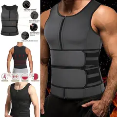 GENERICO - Chaleco Reductor Adelgazante De Neopreno Y Doble Apriete L