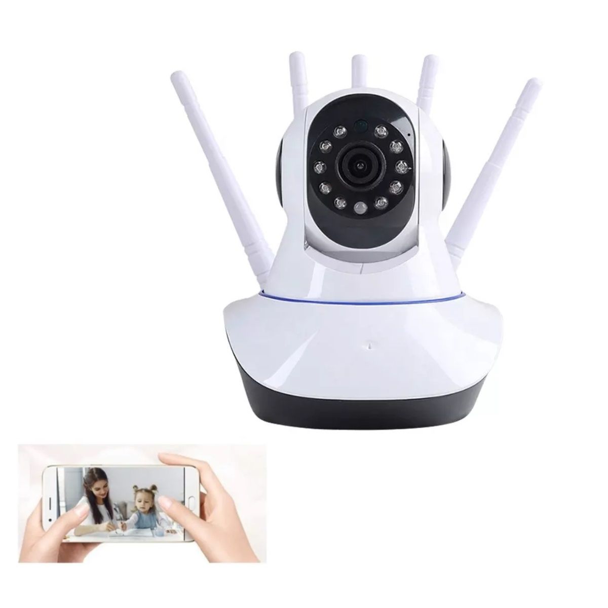 GENERICO - Cámaras De Vigilancia Ip Camara Wifi Casa Monitor Bebe Video