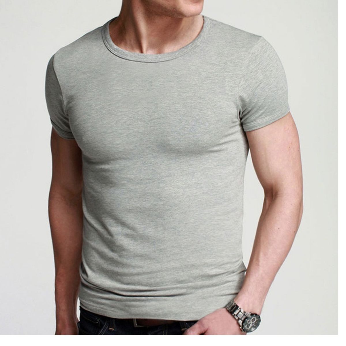 GARSIL - Polera Camiseta De Algodón Para Hombre Mangas Corta