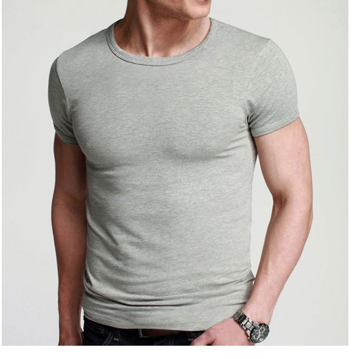 GARSIL - Polera Camiseta De Algodón Para Hombre Mangas Corta