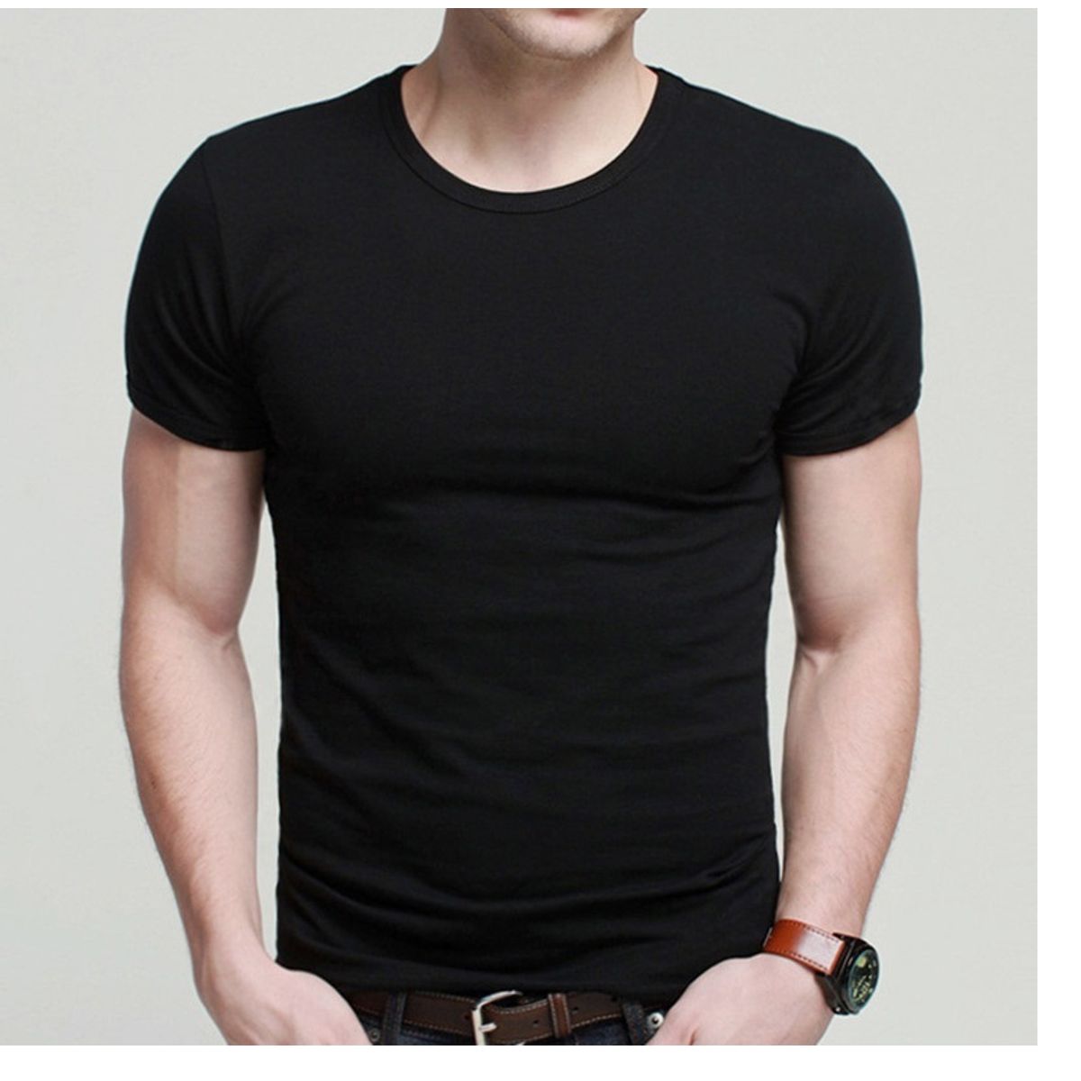 GARSIL - Polera Camiseta De Algodón Para Hombre Mangas Corta