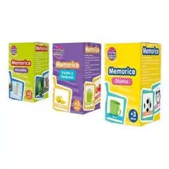 ADETEC - Mix Memorice 3 Tematicas Diferentes 32 Piezas - 1200