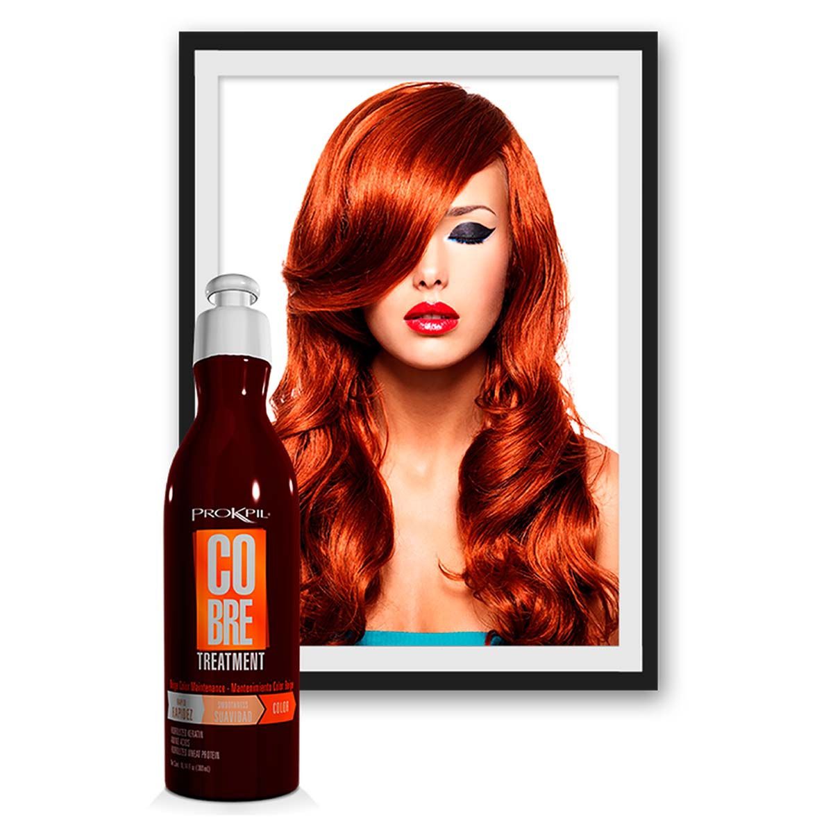 PROKPIL - Matizador Pelo Cobre Keratina Hidrata Proteína Trigo Cvl.-