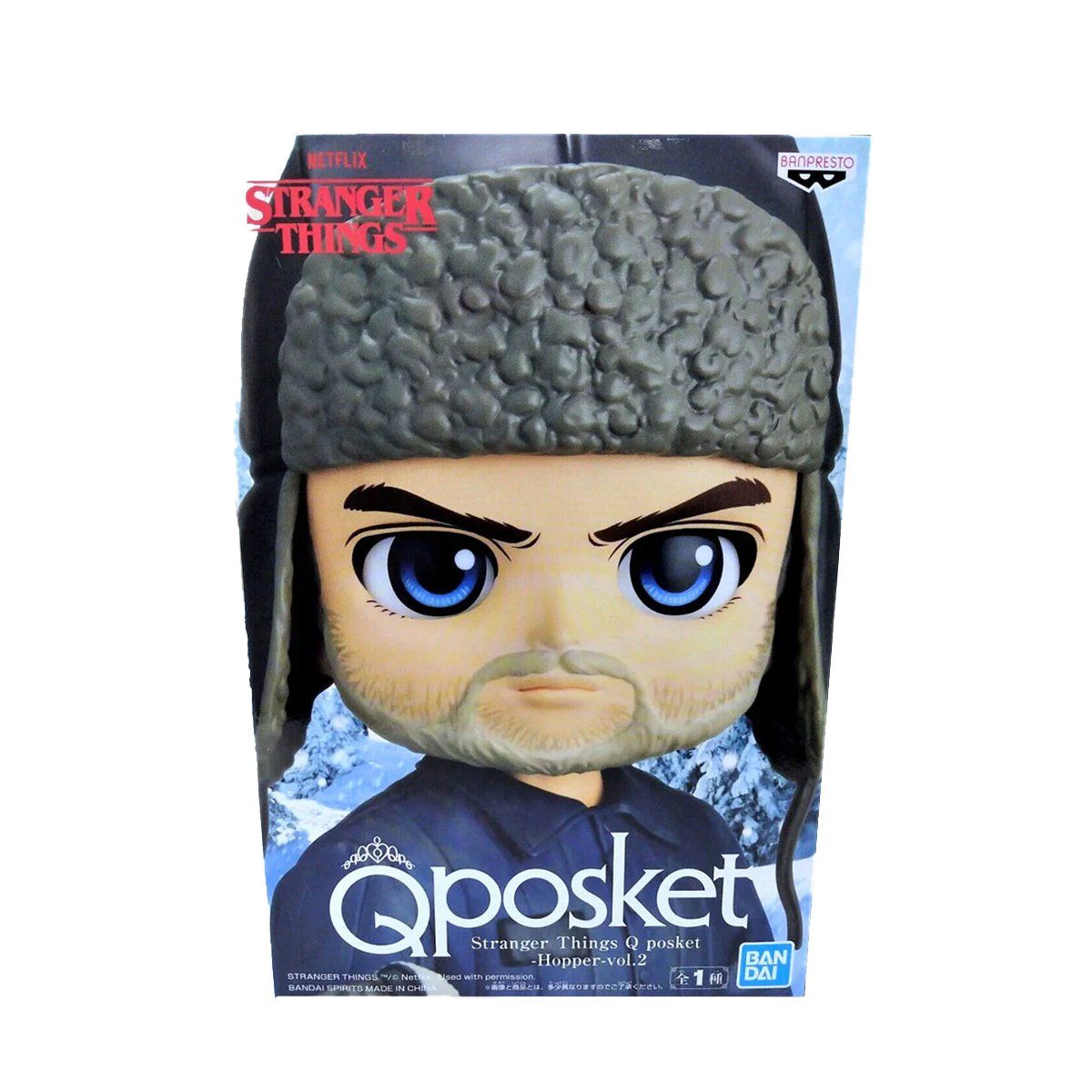 BANPRESTO - BANDAI FIGURA COLECCIONABLE STRAN THINGS QPOSKET HOPPER V2