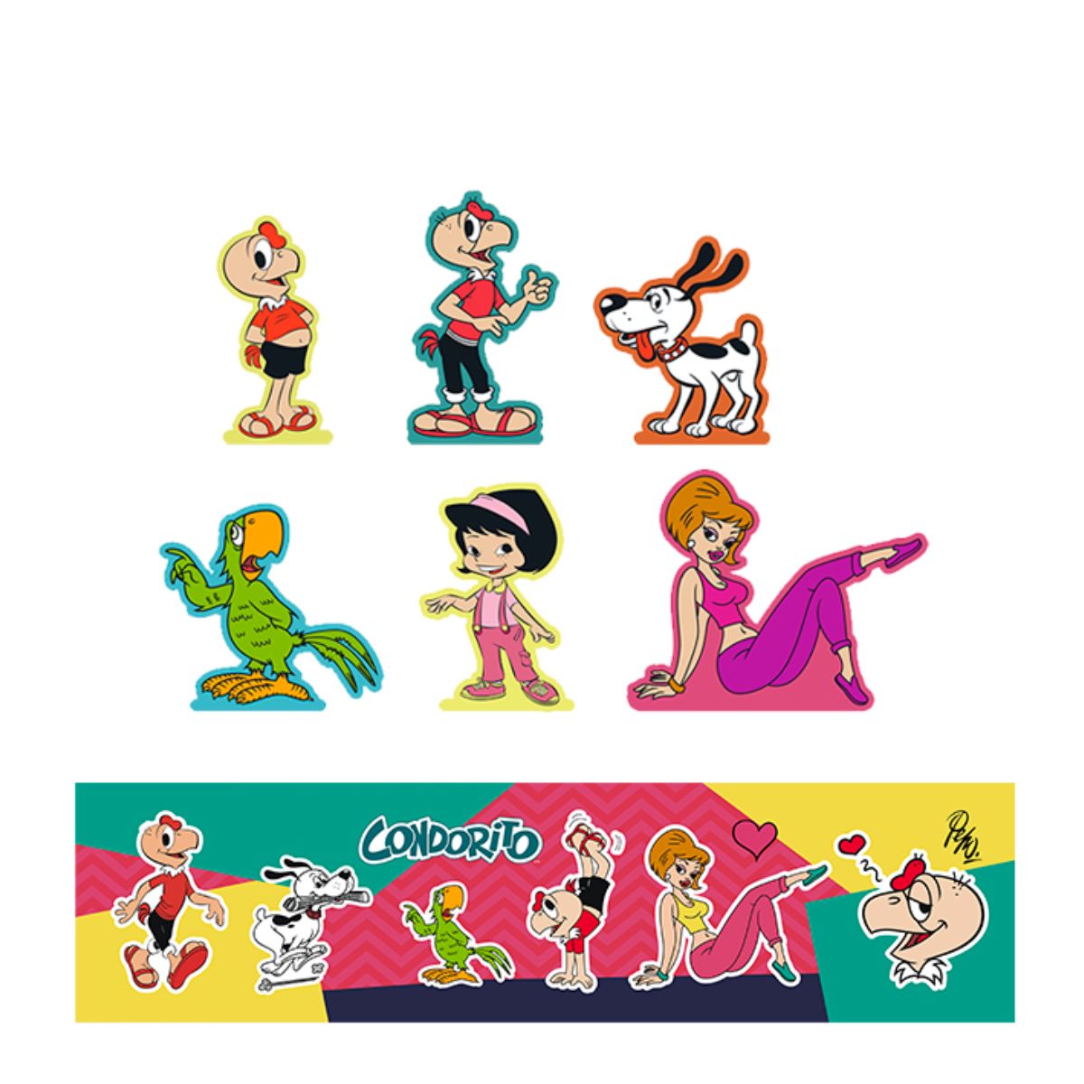 BRICKELL ACCESORIES - Huevos Sorpresa Condorito Brickell 12 Unidades