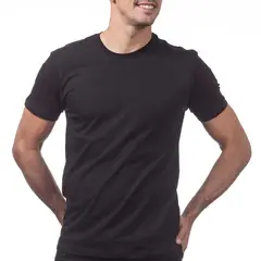 EVERSO - Camiseta Manga Corta Hombre Con Bambú Cuello Redondo