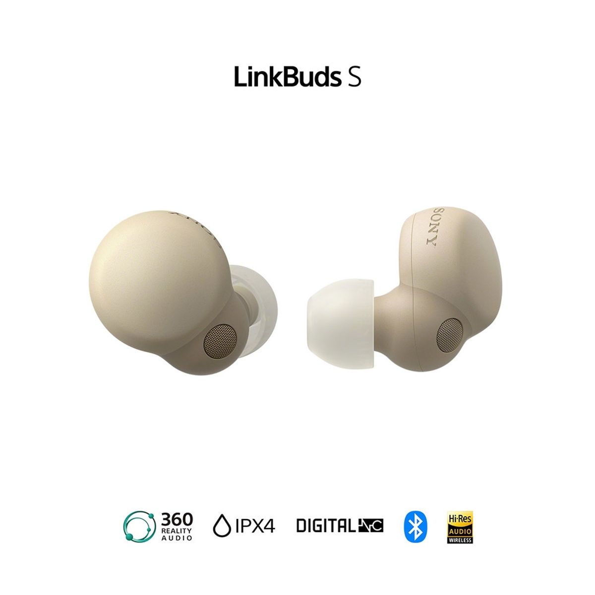 SONY - Audífonos LinkBuds S WF-LS900 Crema
