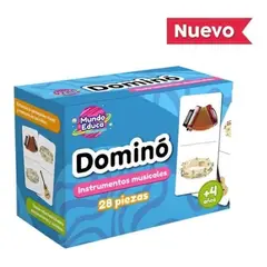 ADETEC - Domino Temática Instrumentos Musicales 28 Piezas