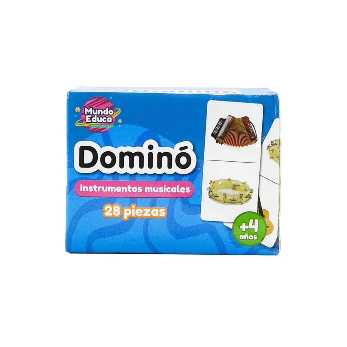 ADETEC - Domino Temática Instrumentos Musicales 28 Piezas