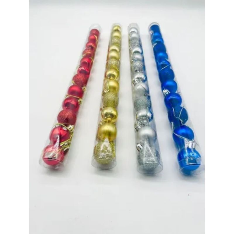 OEM - 12 -Esferas de bambalinas Adorno navidad -Azul