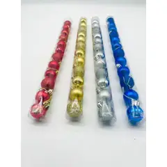 OEM - 12 -Esferas de bambalinas Adorno navidad -Azul