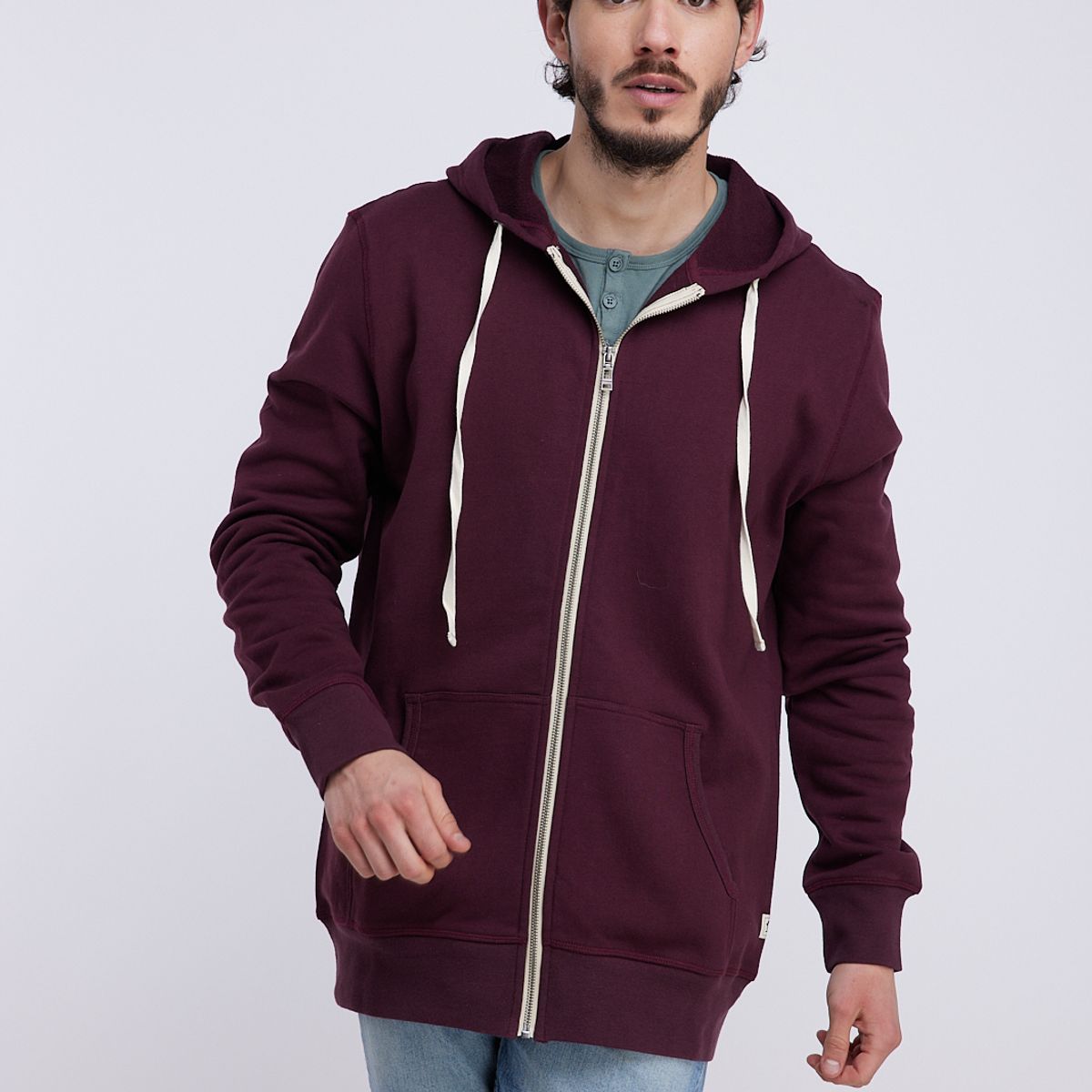 PANAMA JACK - Polerón Hood Santander Vino Panama Jack