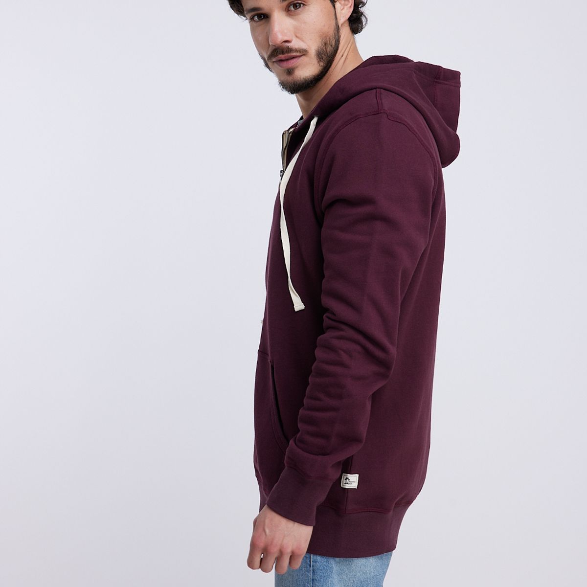 PANAMA JACK - Polerón Hood Santander Vino Panama Jack