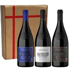 TARAPACA - 3 Vinos Trilogía Tarapacá