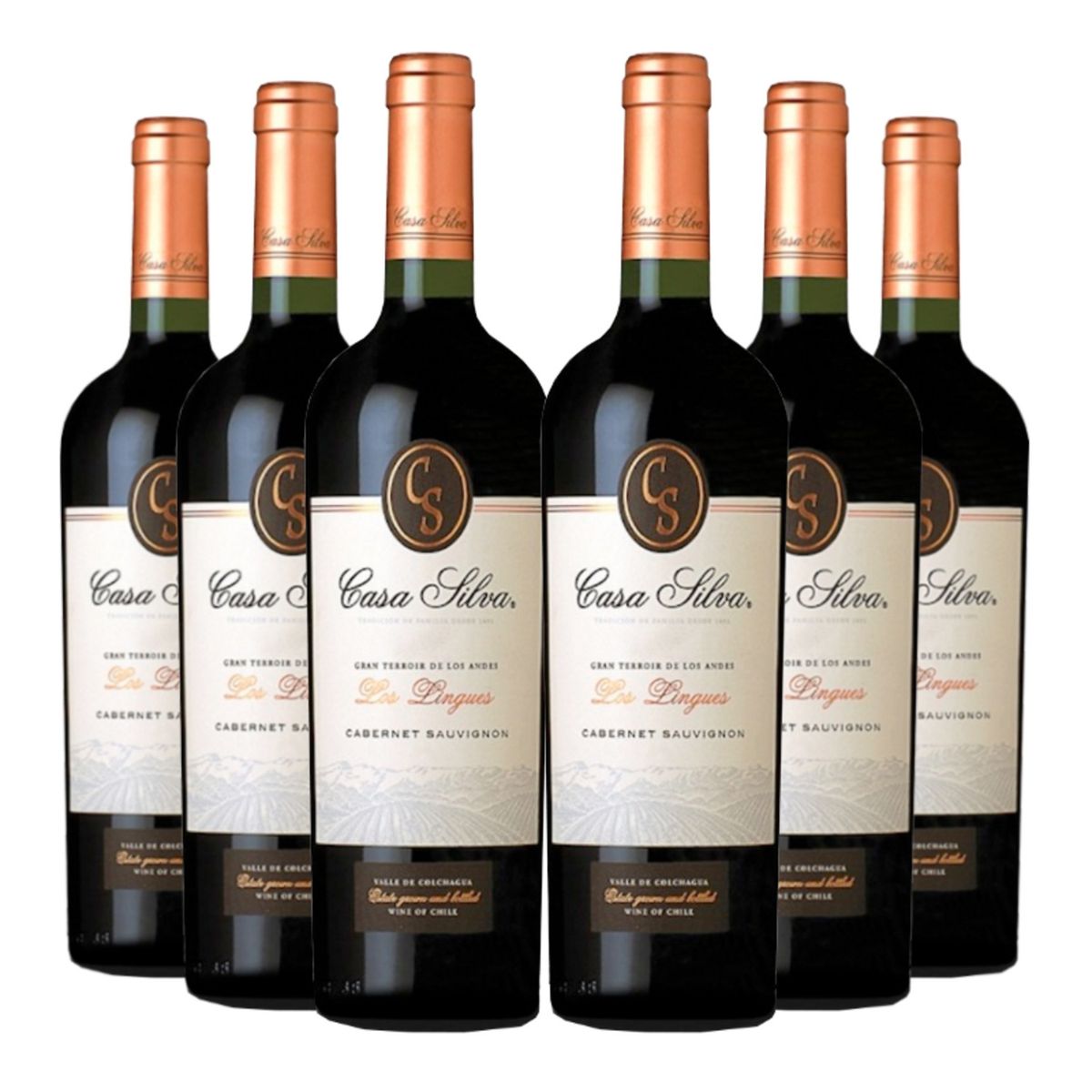 CASA SILVA - 6 Vinos Casa Silva Gran Terroirs Cabernet Sauvignon