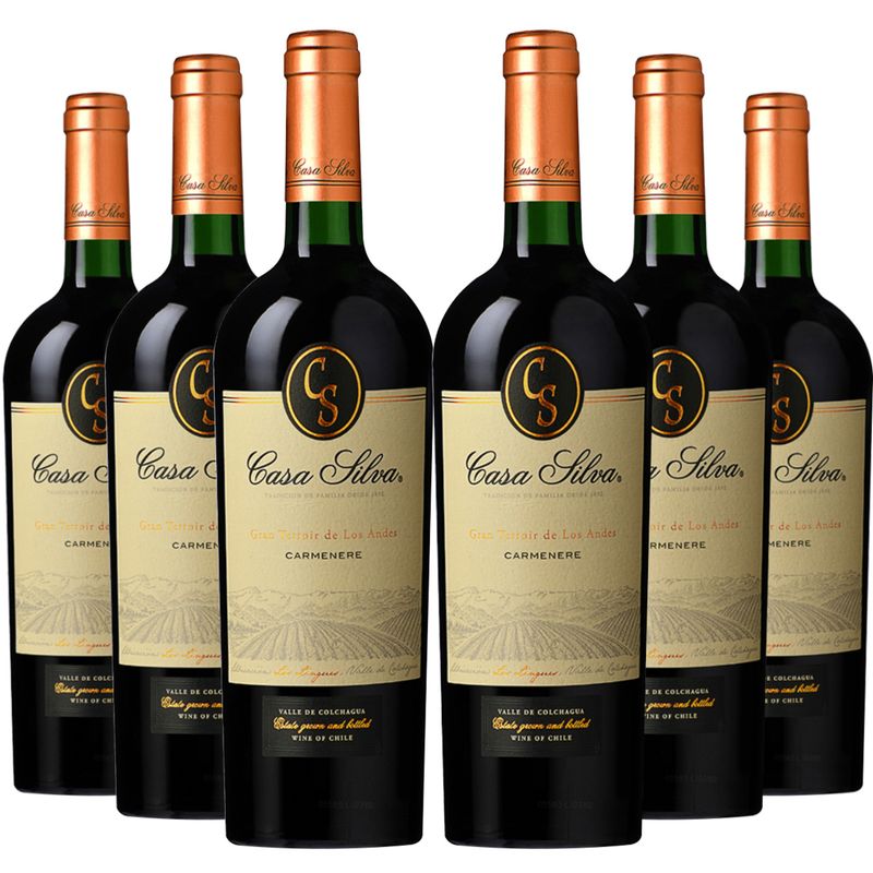 CASA SILVA - 6 Vinos Casa Silva Gran Terroirs Carmenere