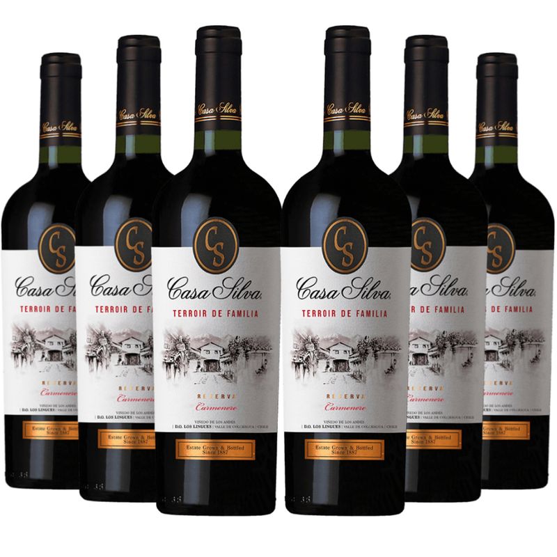 CASA SILVA - 6 Vinos Casa Silva Terroir De F. Reserva Carmenere