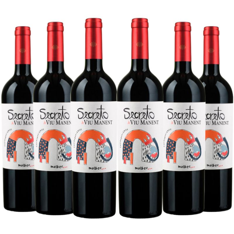 VIU MANENT - 6 Vinos Viu Manent Secreto Malbec