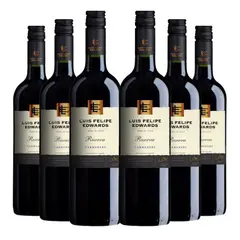 LUIS FELIPE EDWARDS - 6 Vinos Reserva Carmenere