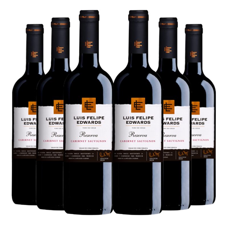 LUIS FELIPE EDWARDS - 6 Vinos Luis Felipe Edwards Reserva Cabernet Sauvignon