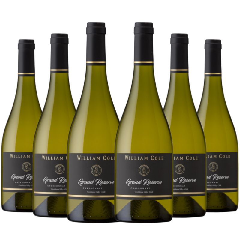 WILLIAM COLE VINEYARDS - 6 vinos william cole gran reserva ch (barrica)