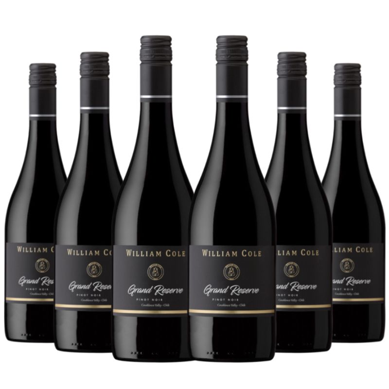 WILLIAM COLE VINEYARDS - 6 vinos william cole gran reserva pinot noir