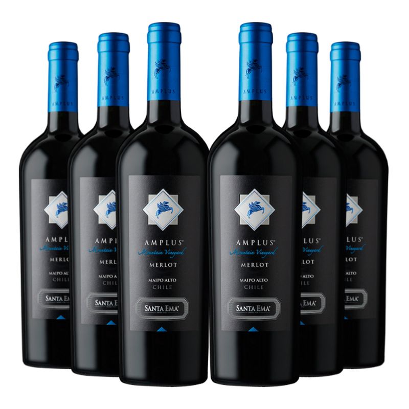 SANTA EMA - 6 Vinos Santa Ema Amplus Merlot