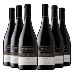 SANTA EMA - 6 Vinos Gran Reserva Syrah