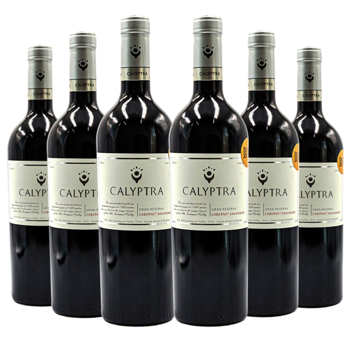 CALYPTRA - 6 Vinos Calyptra Gran Reserva Cabernet Sauvignon