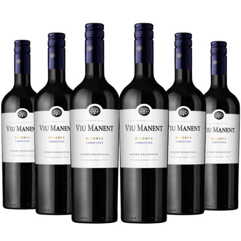VIU MANENT - 6 Vinos Viu Manent Estate Reserva Carmenere