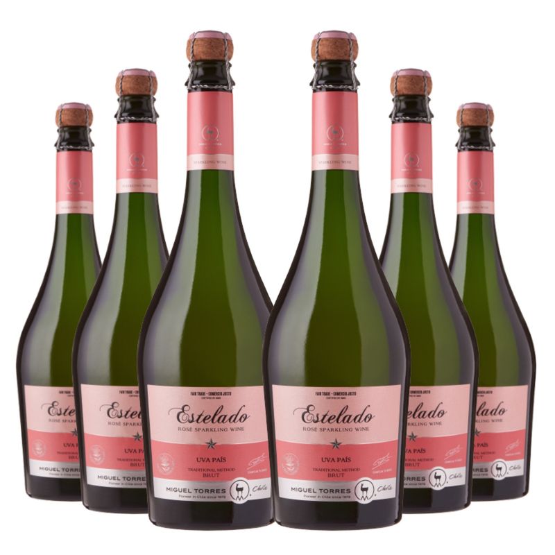 MIGUEL TORRES - 6 Espumantes Estelado Rose Pais