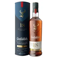 GLENFIDDICH - Whisky 18 Años Small Batch Reserve, Single Malt - Dorado