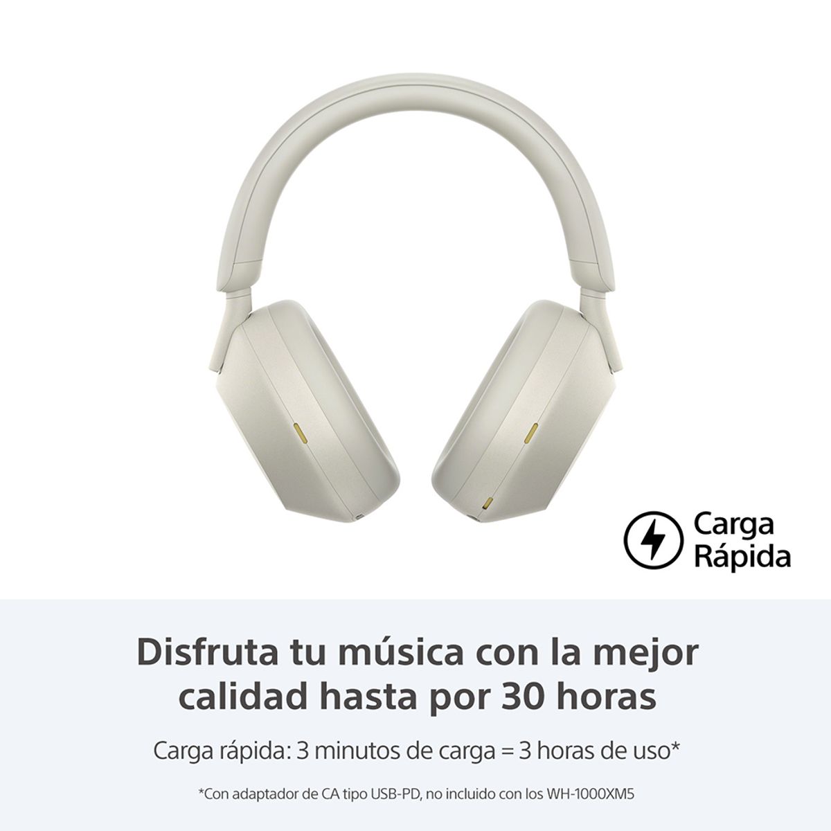 SONY - Audífonos inalámbricos con noise cancelling WH-1000XM5