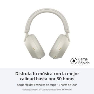 Imagen 2 del producto Audífonos inalámbricos con noise cancelling WH-1000XM5