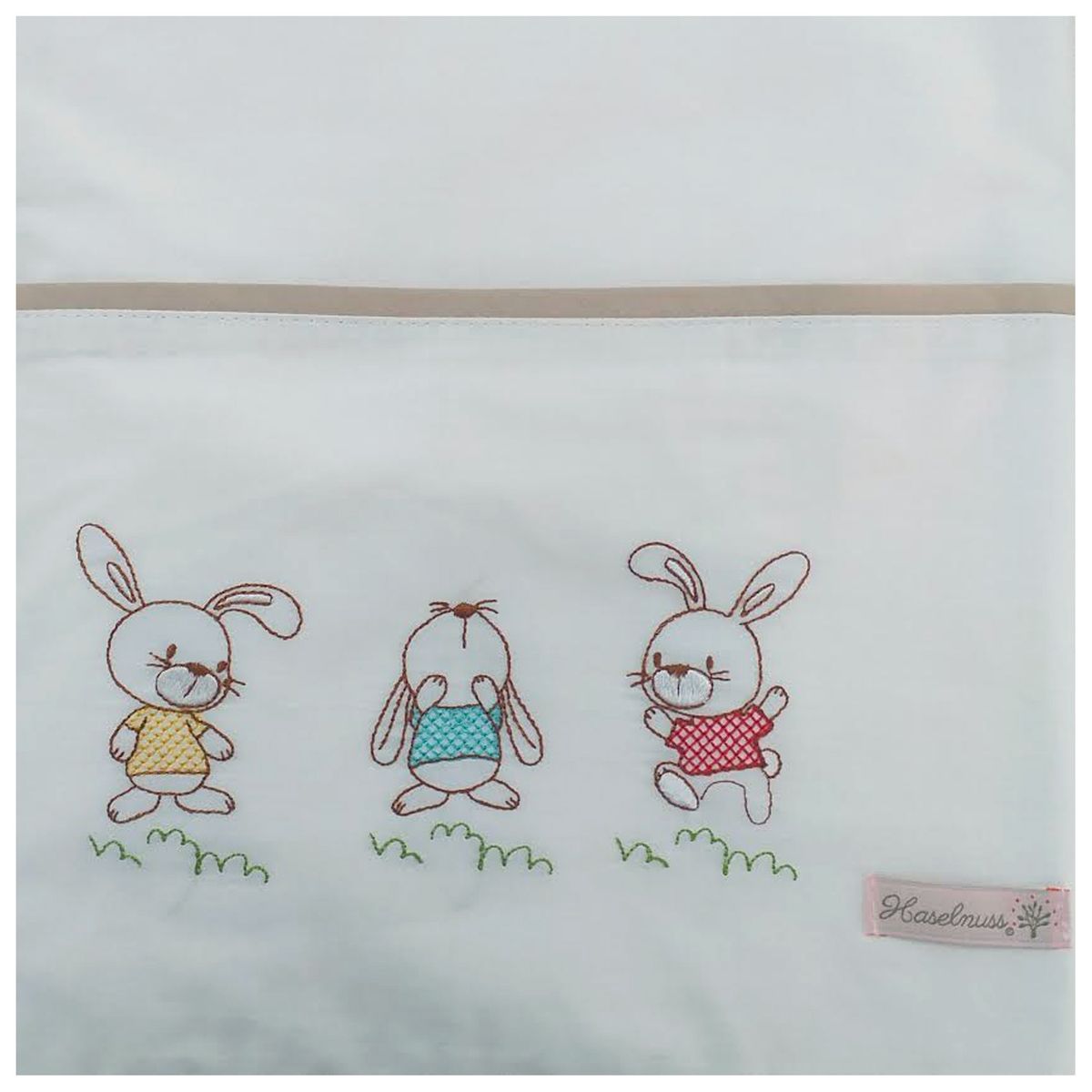 HASELNUSS - juego de sabanas pack and play beige