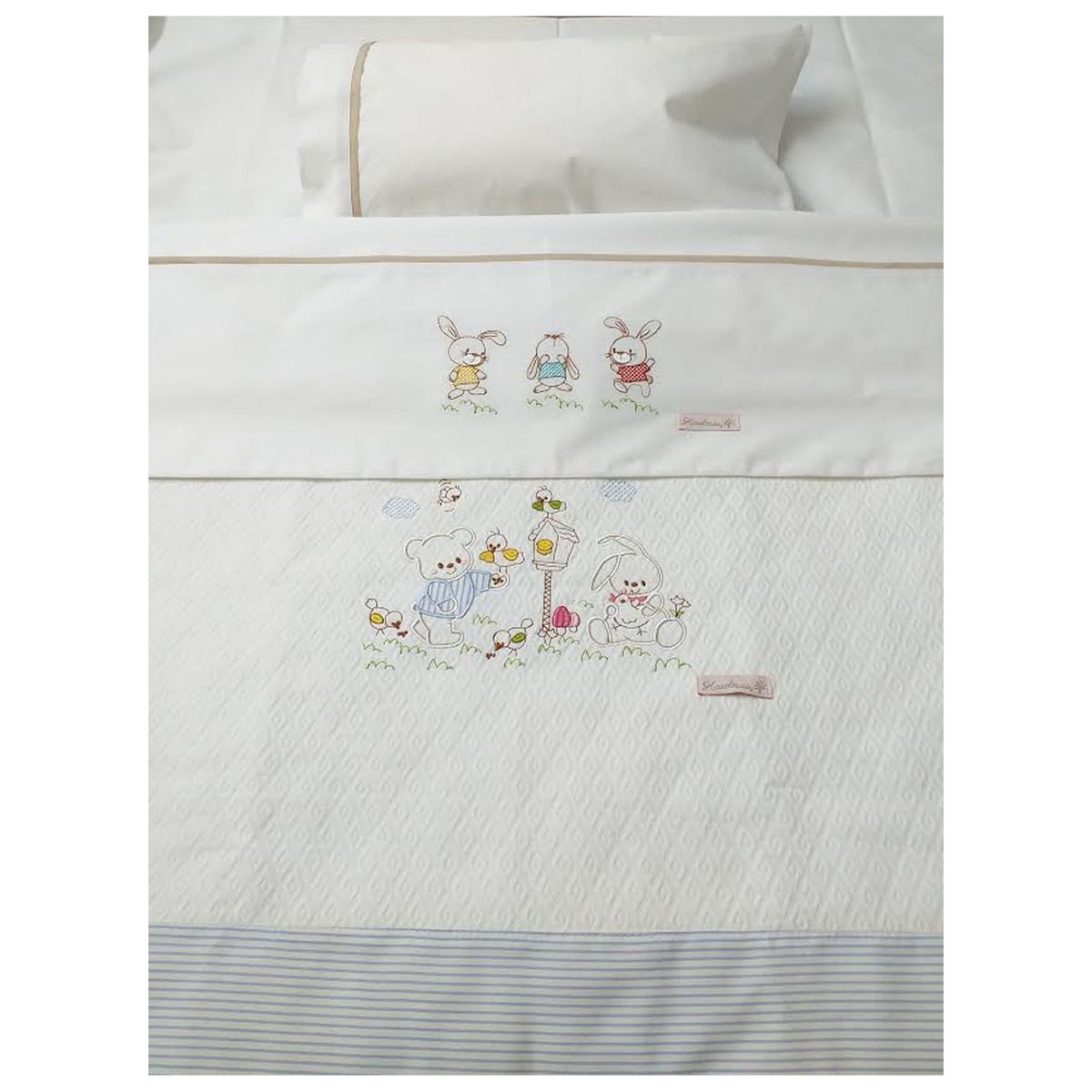 HASELNUSS - juego de sabanas pack and play beige