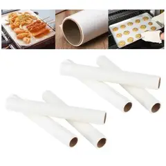 GENERICO - 6 Rollos De Papel Mantequilla Papel Para Hornear Papel De 5m
