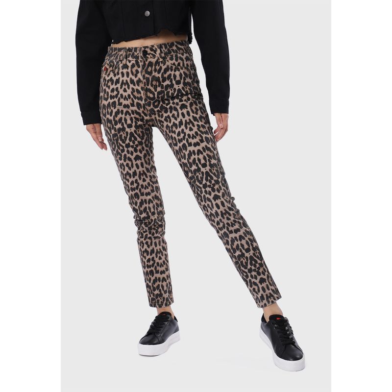 SOVIET - Jeans Mujer Animal Print Soviet SOVIET