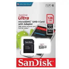 SANDISK - PACK 2 Ultra 128GB microSDXC Tarjeta de memoria MICRO128GBX2