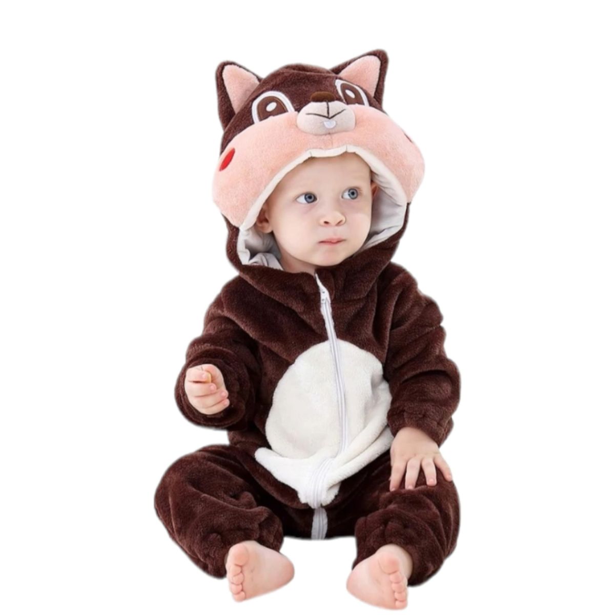 AGW - Pijama  Enterito Polar Bebés Ardilla