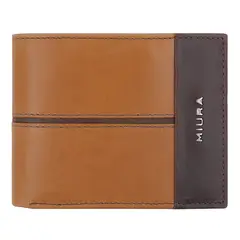 MIURA - Billetera Hombre Mod. Joe 100 % Cuero Natural