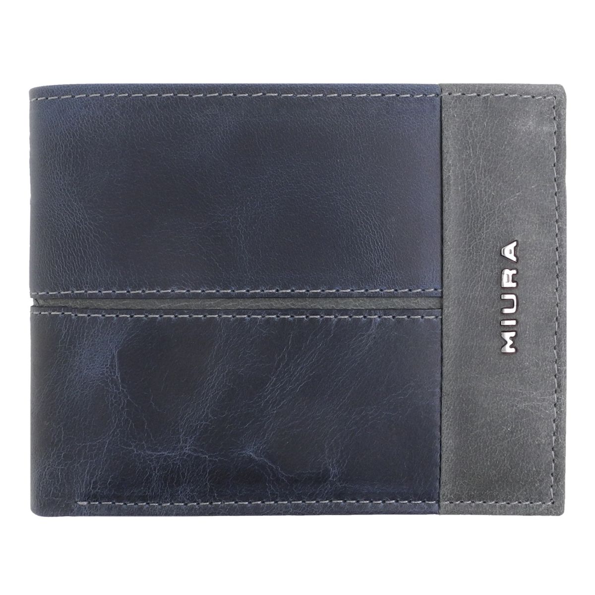 MIURA - Billetera Hombre Miura Mod. Joe 100 % Cuero Natural