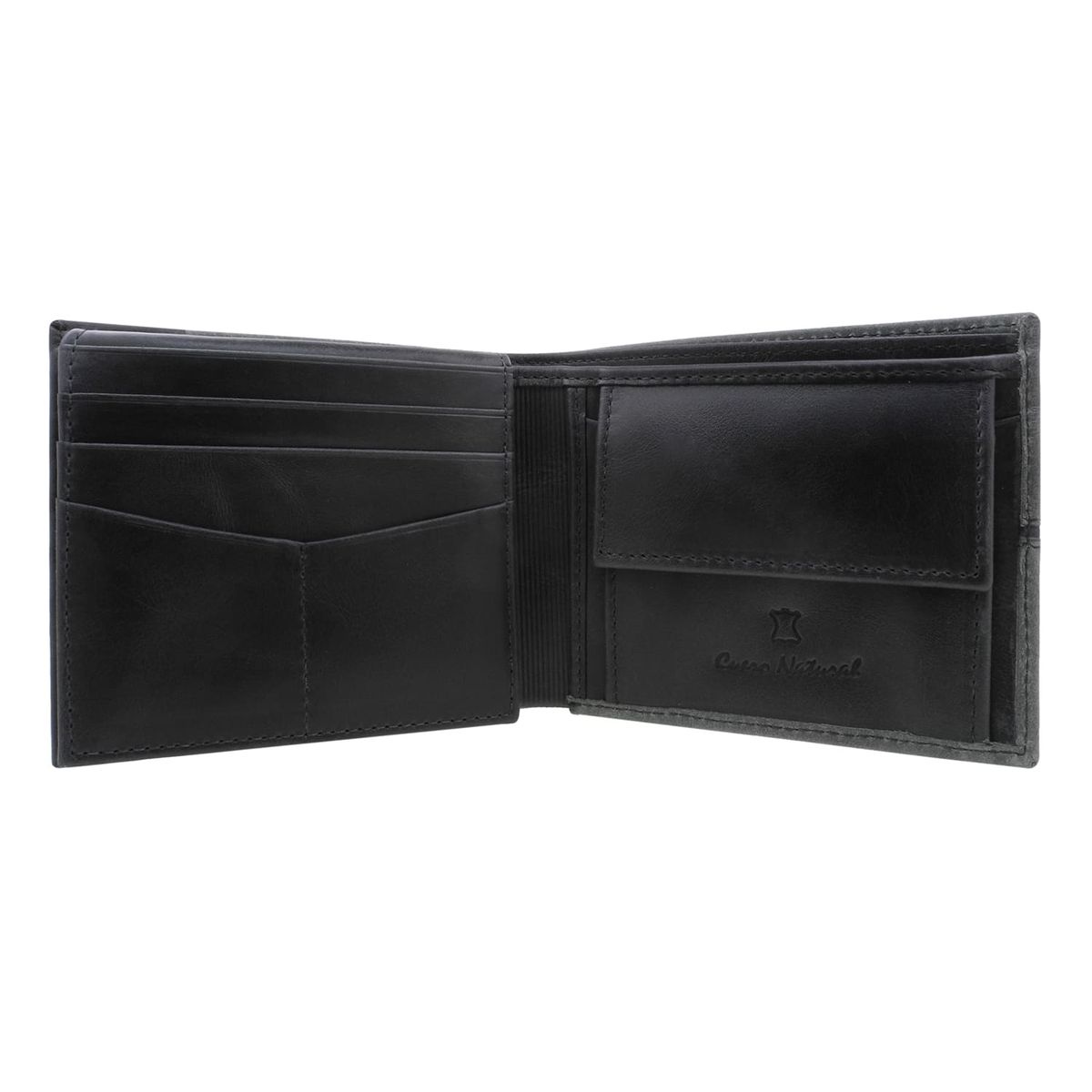 MIURA - Billetera Hombre Miura Mod. Joe 100 % Cuero Natural